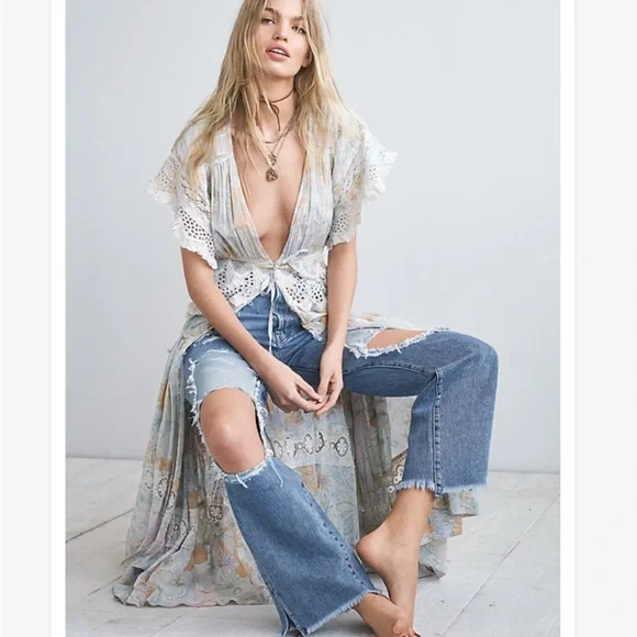 NWT Free People Field Of Dreams Maxi dress - Picture 6 of 10